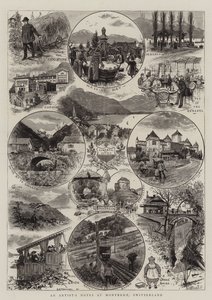 Appunti di un Artista a Montreux, Svizzera da Henry Edward Tidmarsh